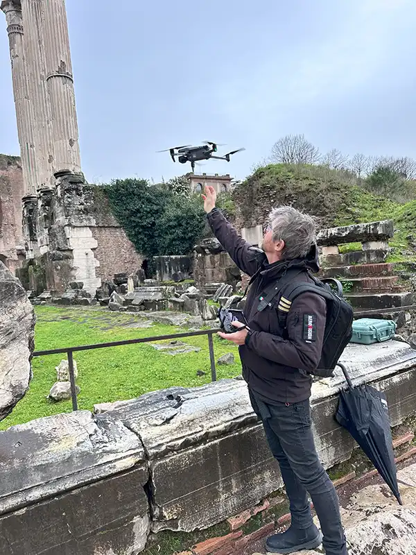 Aerofotogrammetria ai Dioscuri di Roma